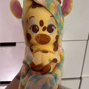 Disney Parks Animal Kingdom Baby Giraffe in a Blanket Plush